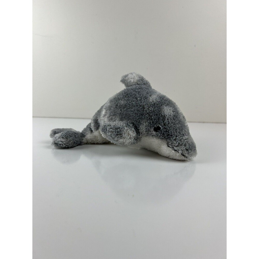 Aurora World Plush Spotted Gray Bottle Nosed Dolphin Stuffed Animal Lovey Baby